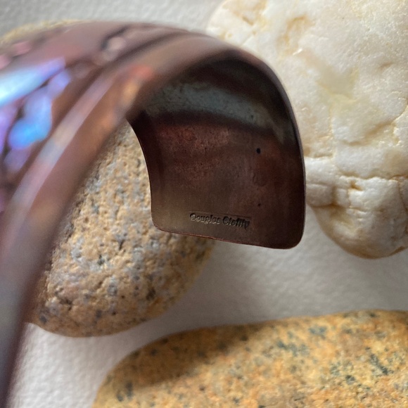 “HOST PICK” Vintage Copper Cuff Bracelet Signed - Picture 5 of 7